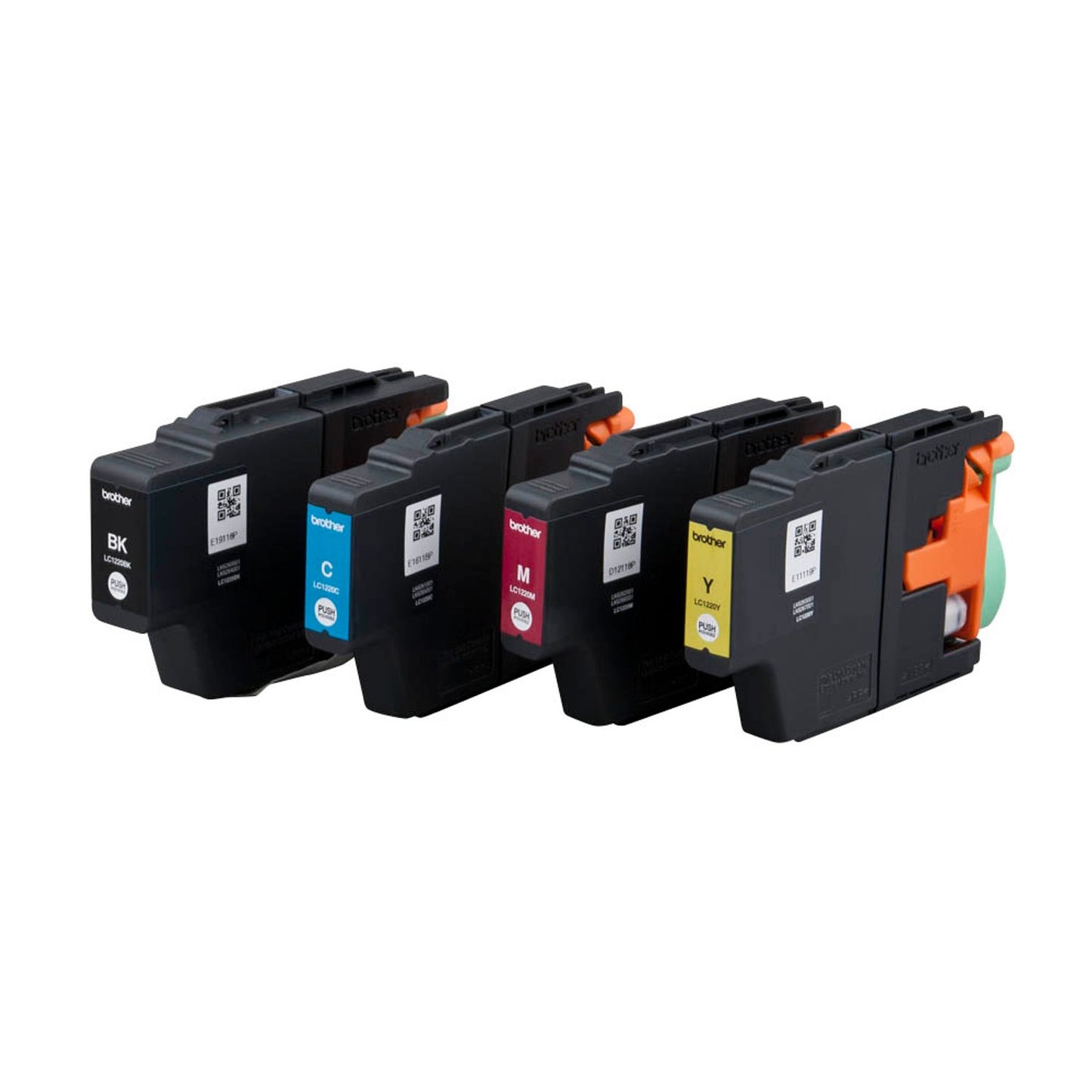 brother LC-1220BK/C/M/Y schwarz, cyan, magenta, gelb Druckerpatronen, 4er-Set | LC1220VALBP | 1 Pack = 4 St.