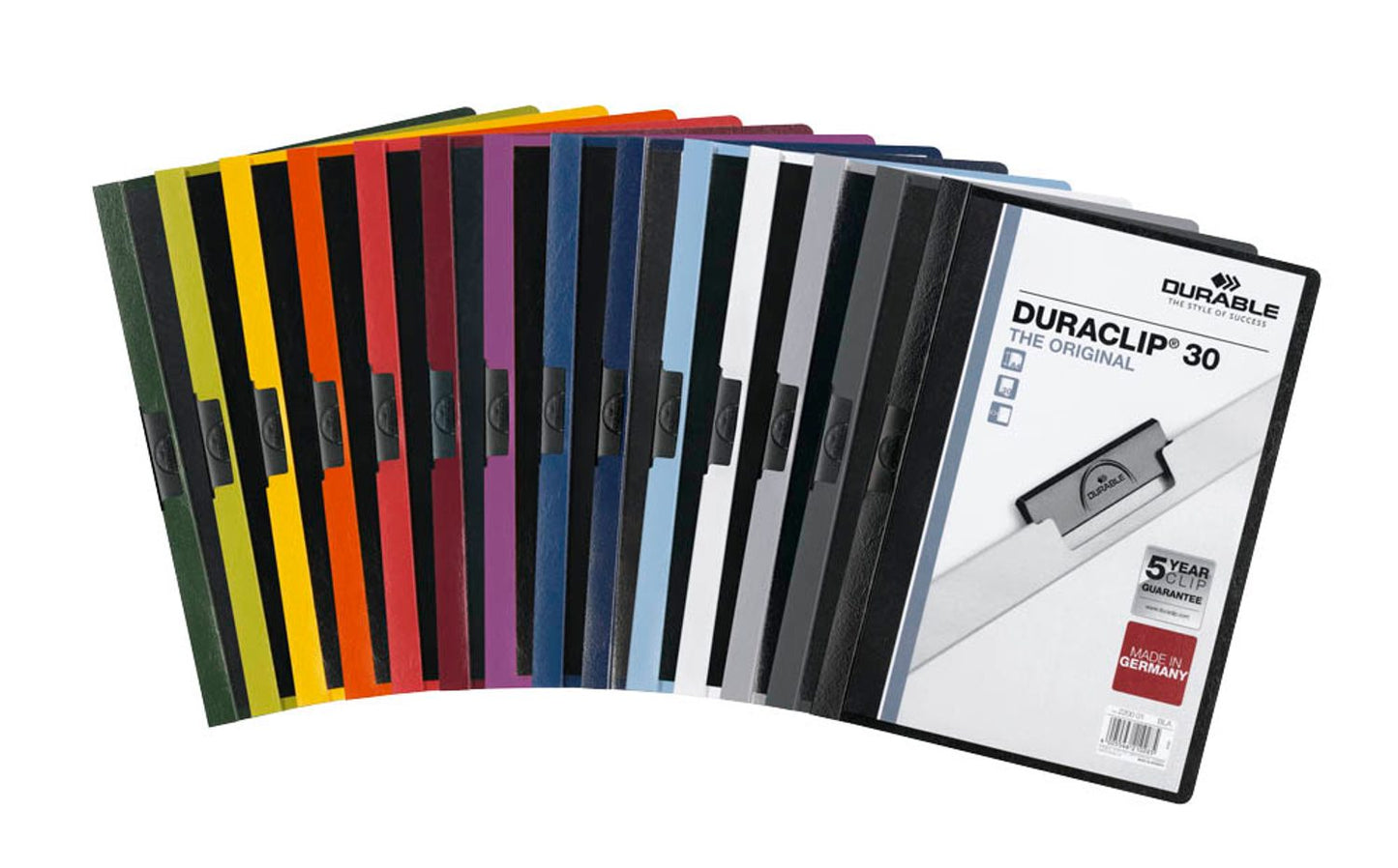 25 DURABLE Klemmhefter DURACLIP