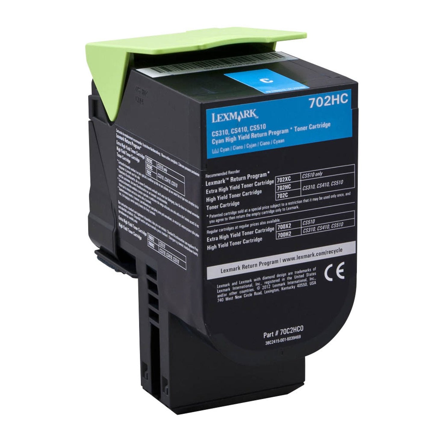 Lexmark cyan Toner | 70C2HC0
