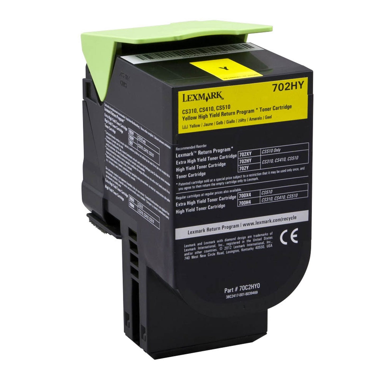 Lexmark gelb Toner | 70C2HY0