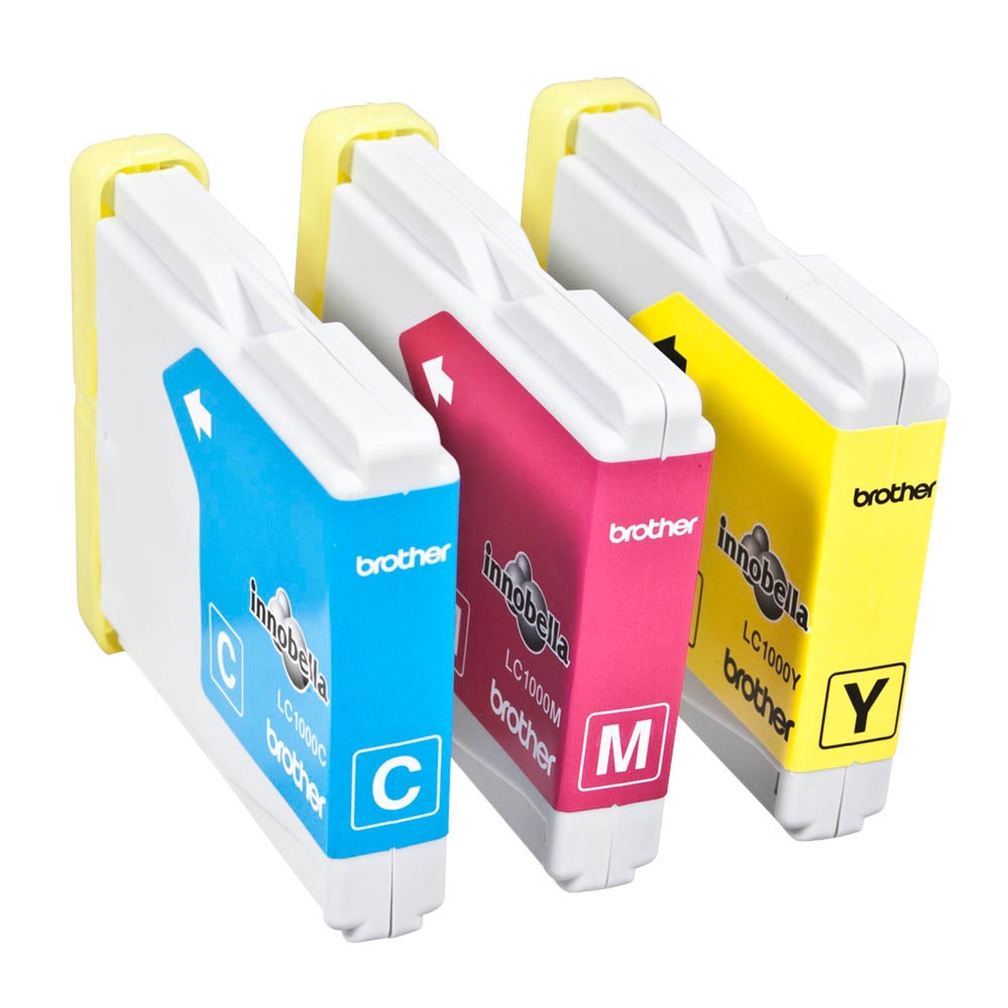 brother LC-1000C/M/Y cyan, magenta, gelb Druckerpatronen, 3er-Set | LC1000RBWBP | 1 Pack = 3 St.