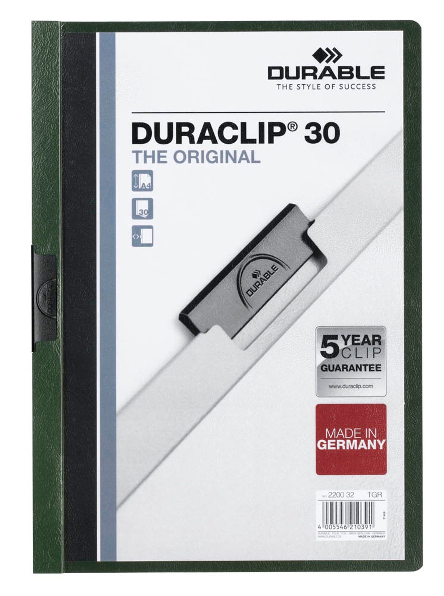 25 DURABLE Klemmhefter DURACLIP