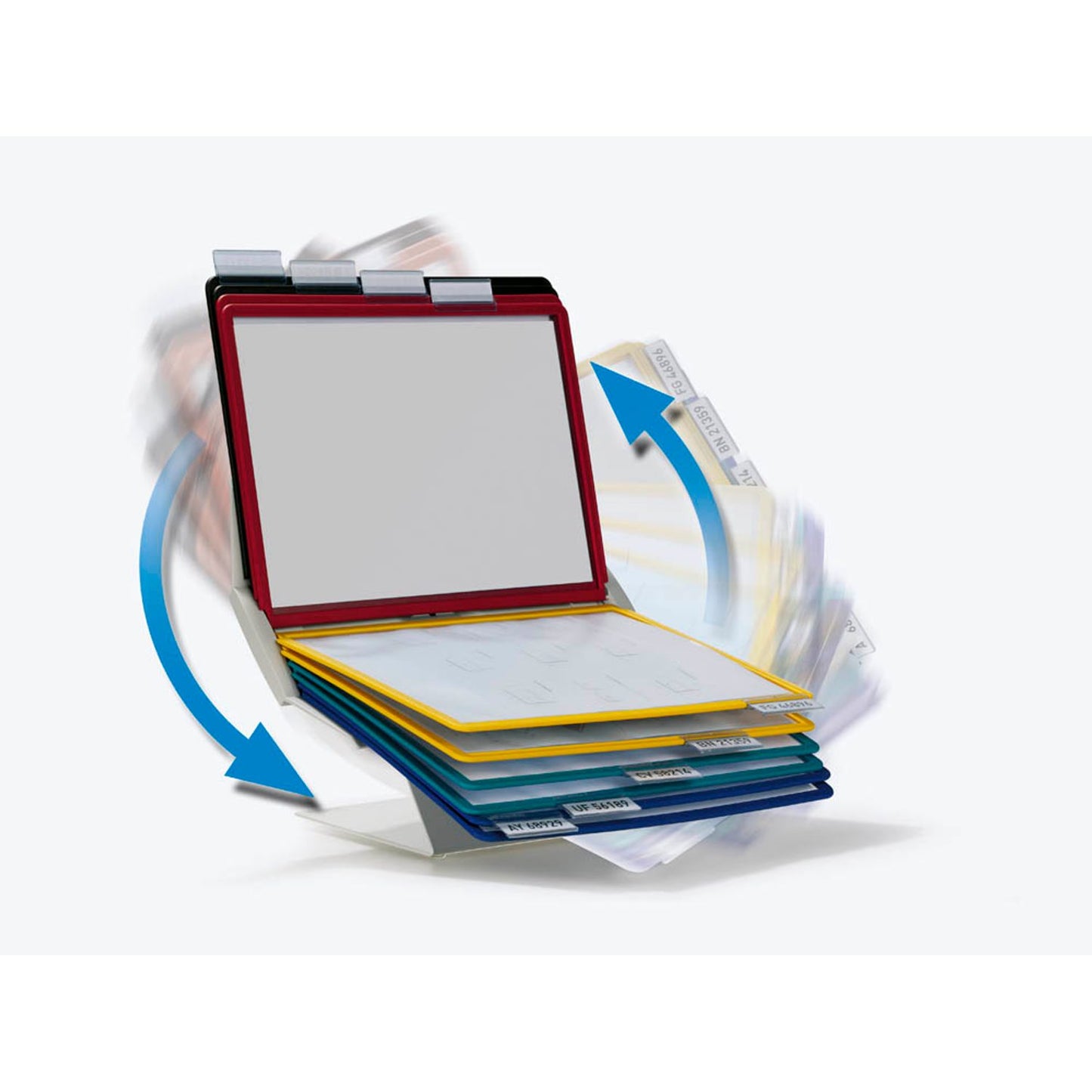DURABLE Sichttafelsystem Vario® Pro 10 DIN A4 farbsortiert mit . Sichttafeln | 557900