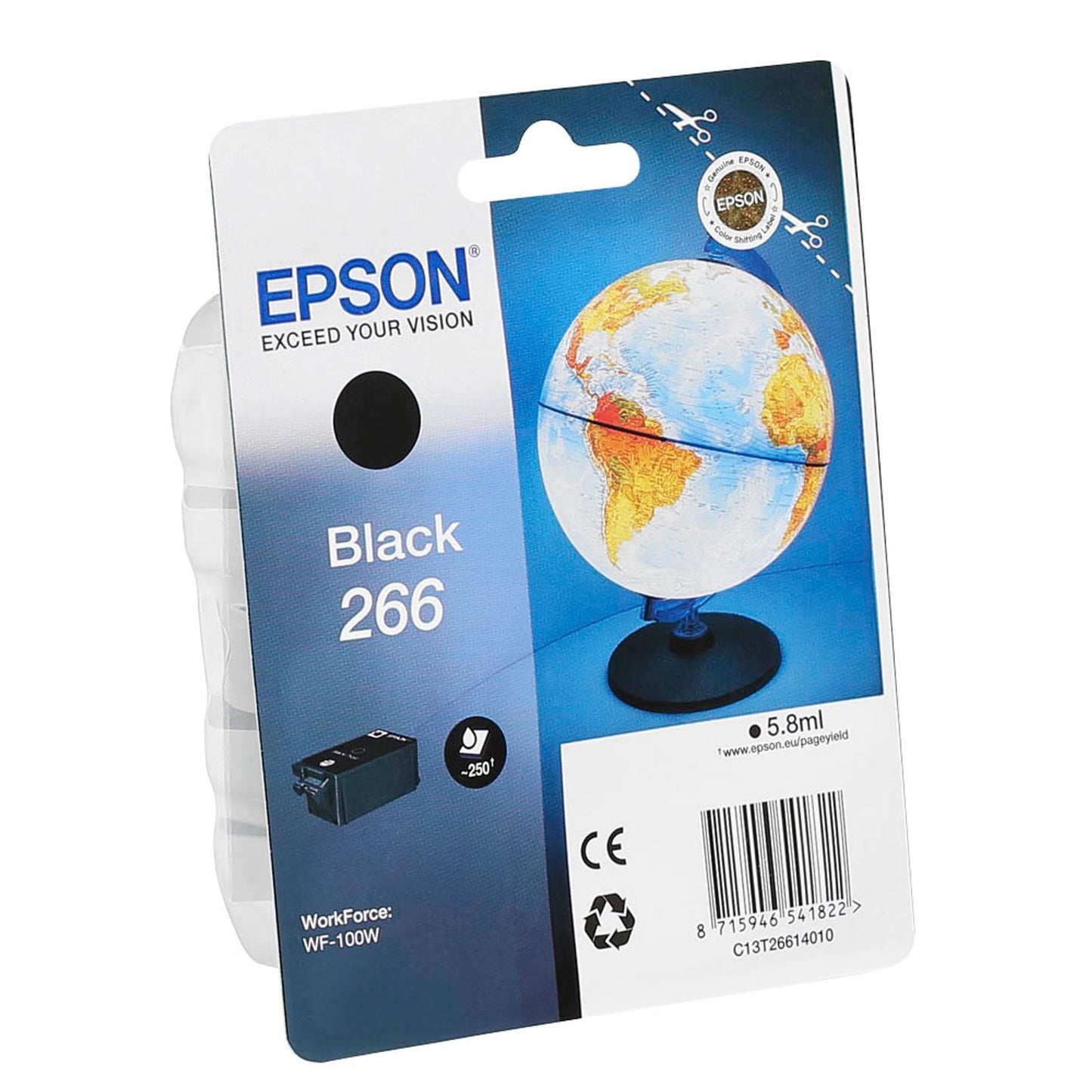 EPSON T266 schwarz Druckerpatrone | C13T26614010