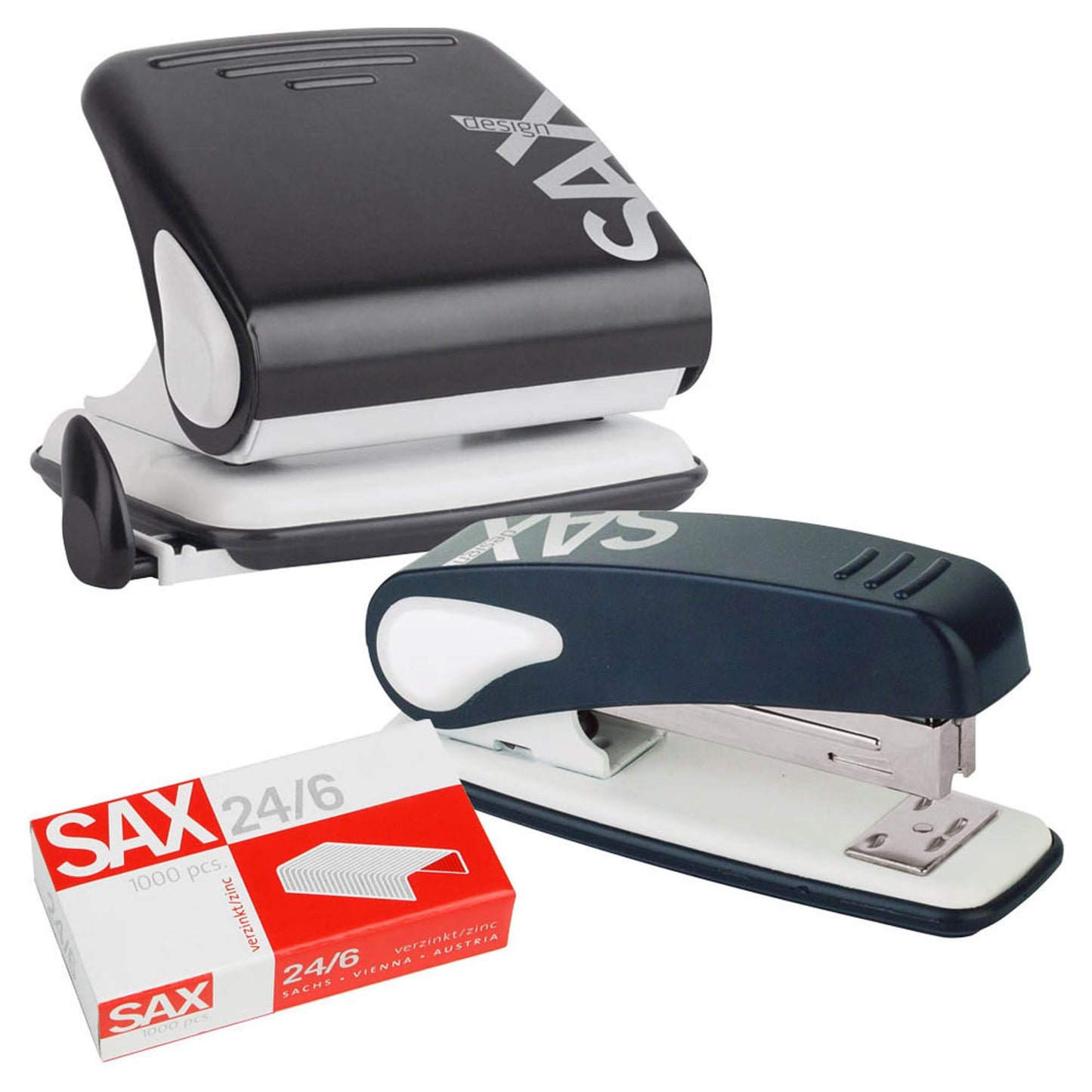 sax design Locher und Heftgeräte Set Century Line