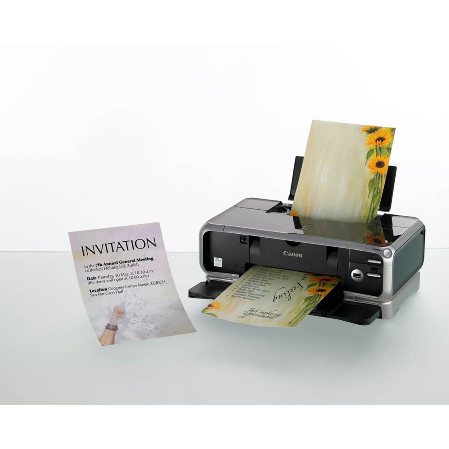 SIGEL Motivpapier Sunflower Motiv DIN A4 90 g/qm | DP694 | 1 Pack = 25 Blatt
