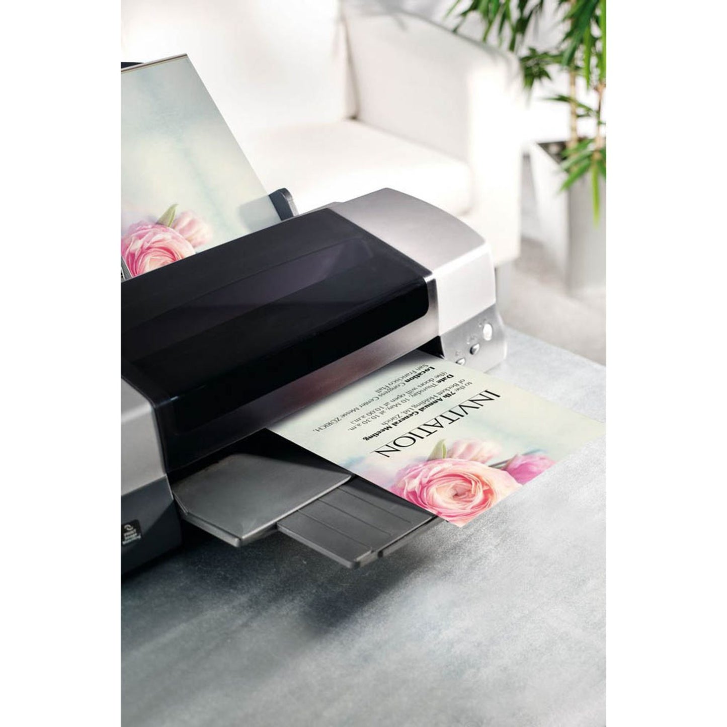 SIGEL Motivpapier Rose Garden Motiv DIN A4 90 g/qm | DP004 | 1 Pack = 50 Blatt