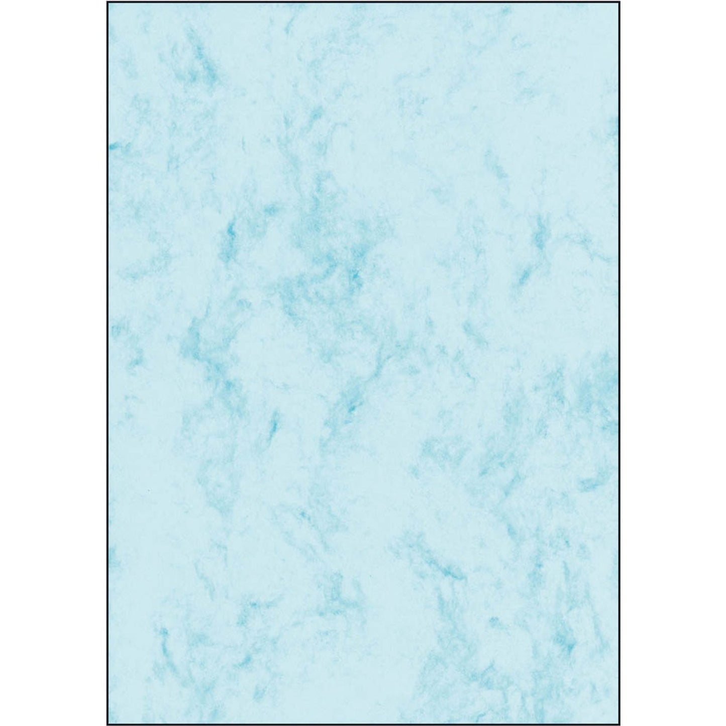 SIGEL Briefpapier Marmor blau DIN A4 200 g/qm | DP551 | 1 Pack = 50 St.