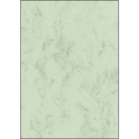 SIGEL Briefpapier Marmor pastellgrün DIN A4 200 g/qm | DP552 | 1 Pack = 50 St.