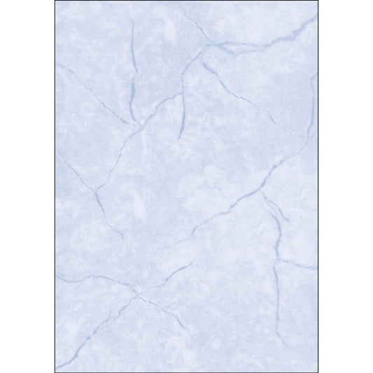 SIGEL Motivpapier Granit blau DIN A4 90 g/qm | DP639 | 1 Pack = 100 Blatt