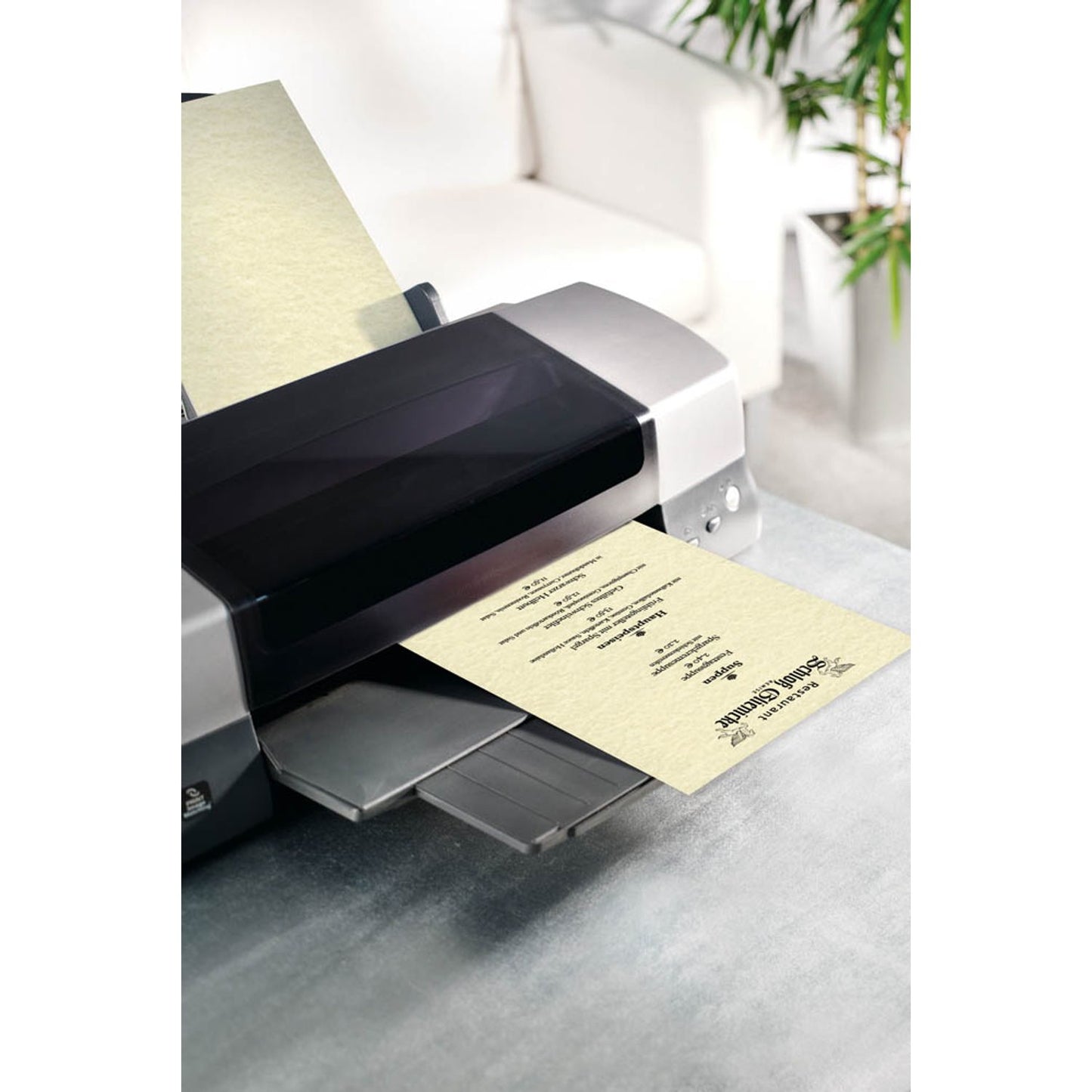 SIGEL Briefpapier Perga champagner DIN A4 200 g/qm | DP655 | 1 Pack = 50 Blatt