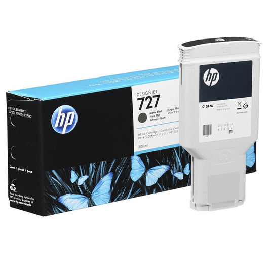 HP 727 () schwarz matt Druckerpatrone | C1Q12A