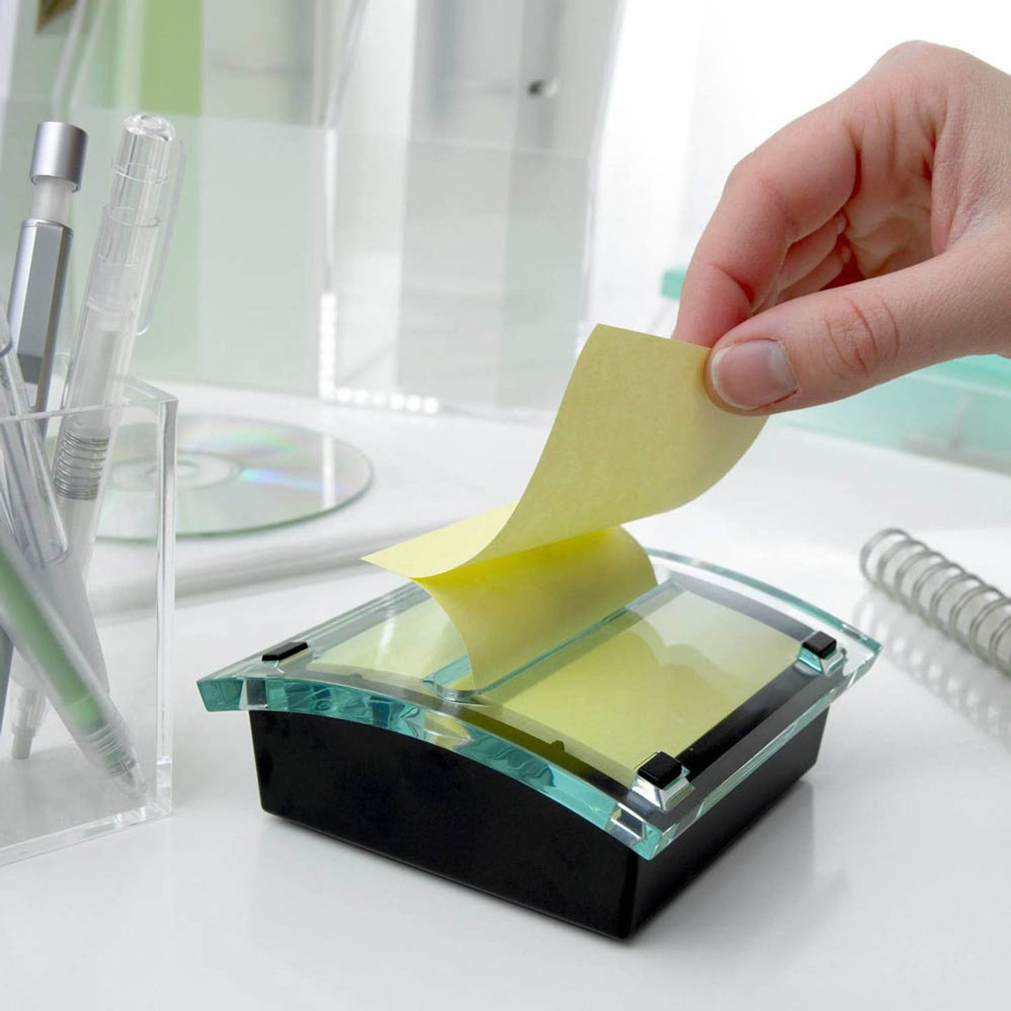Post-it® Super Sticky Z-Notes Haftnotizen extrastark R33012SY gelb, 12 Blöcke | 7100290161 | 1 Pack = 12 Blöcke