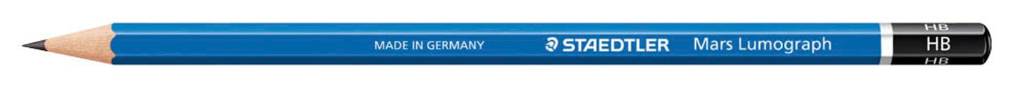 STAEDTLER Mars Lumograph 100 Bleistifte blau, 12 St.