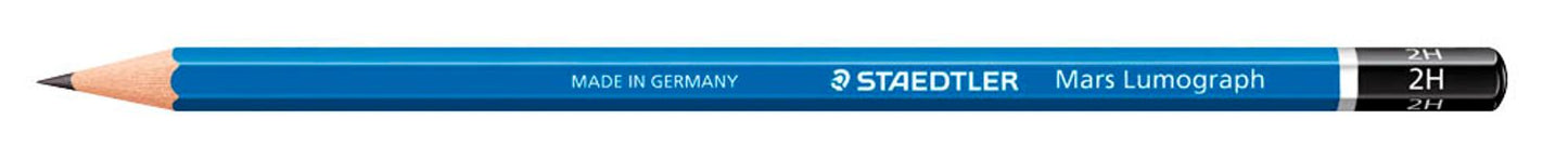 STAEDTLER Mars Lumograph 100 Bleistifte blau, 12 St.