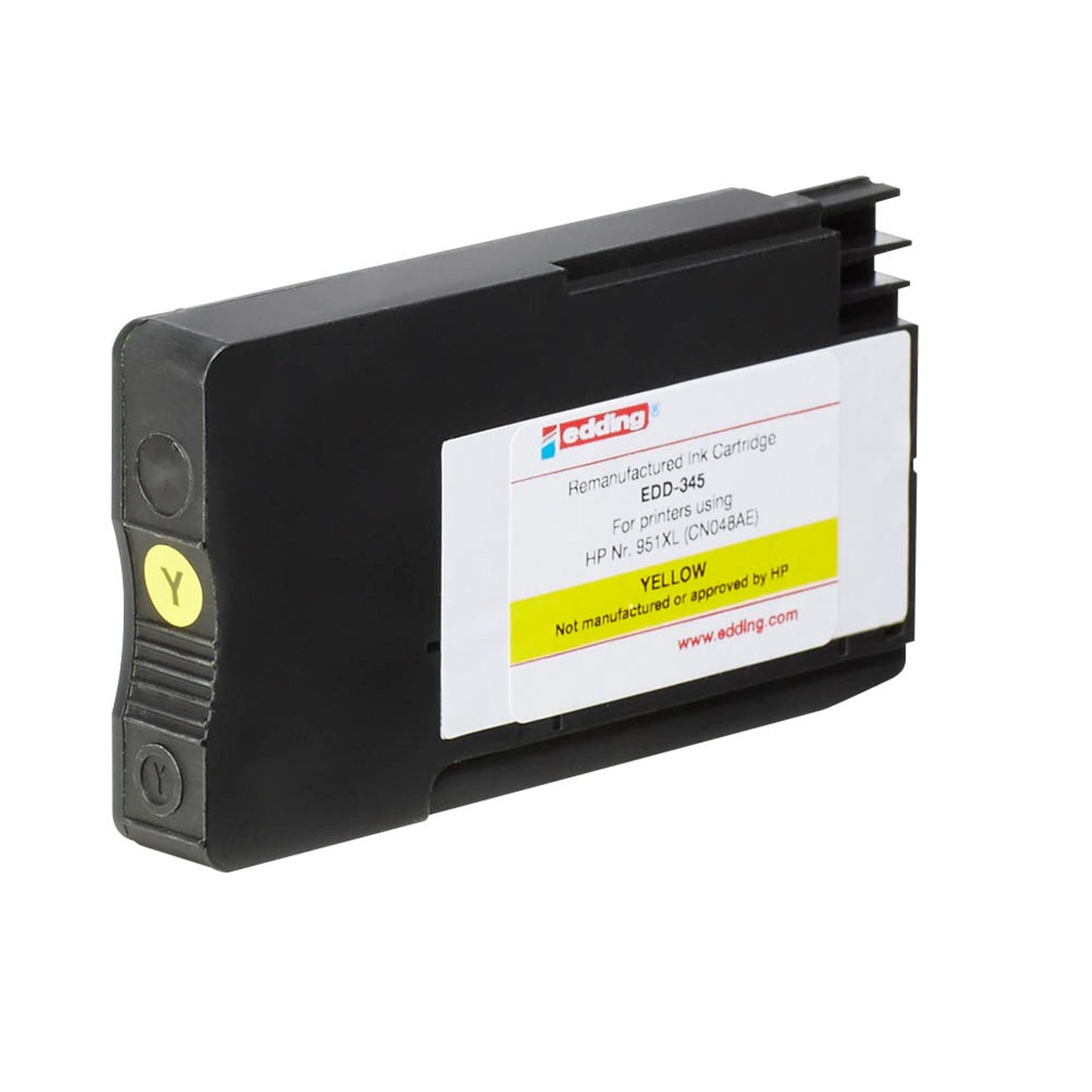 edding EDD-345 gelb Druckerpatrone kompatibel zu HP 951XL (CN048AE) | 18-345