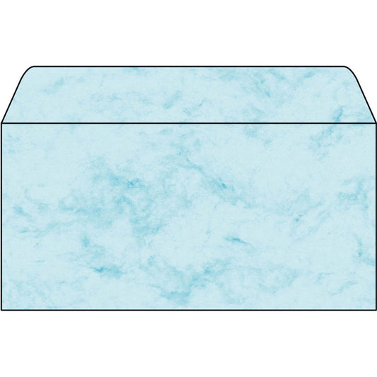SIGEL Motivbriefumschläge Marmor DIN lang ohne Fenster | DU171 | 1 Pack = 50 St.