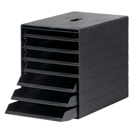 DURABLE Schubladenbox IDEALBOX PLUS anthrazit , DIN C4 mit 7 Schubladen | 1712001058
