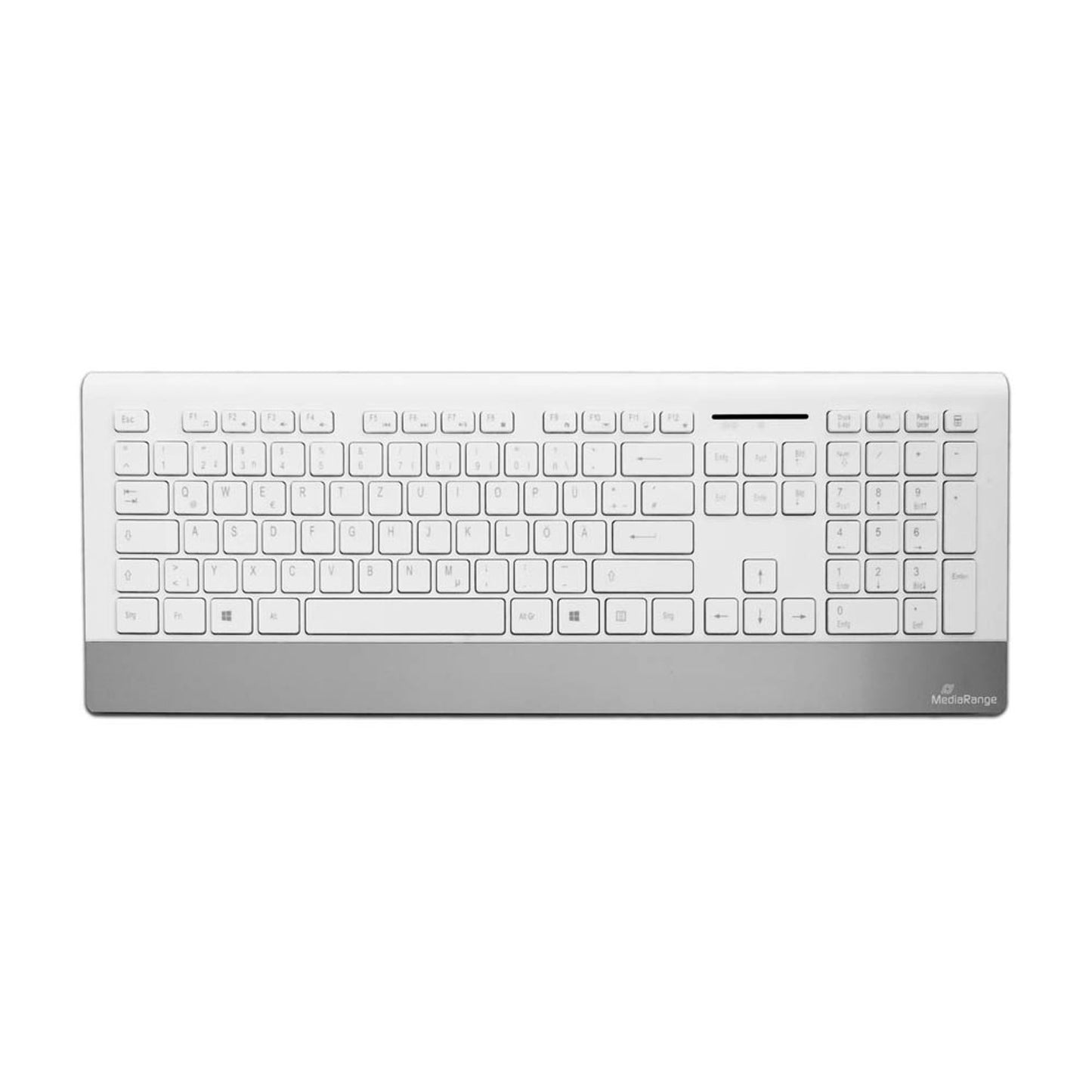 MediaRange Tastatur-Maus-Set kabellos weiß | MROS106