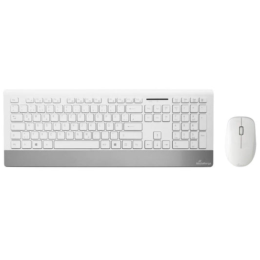 MediaRange Tastatur-Maus-Set kabellos weiß | MROS106