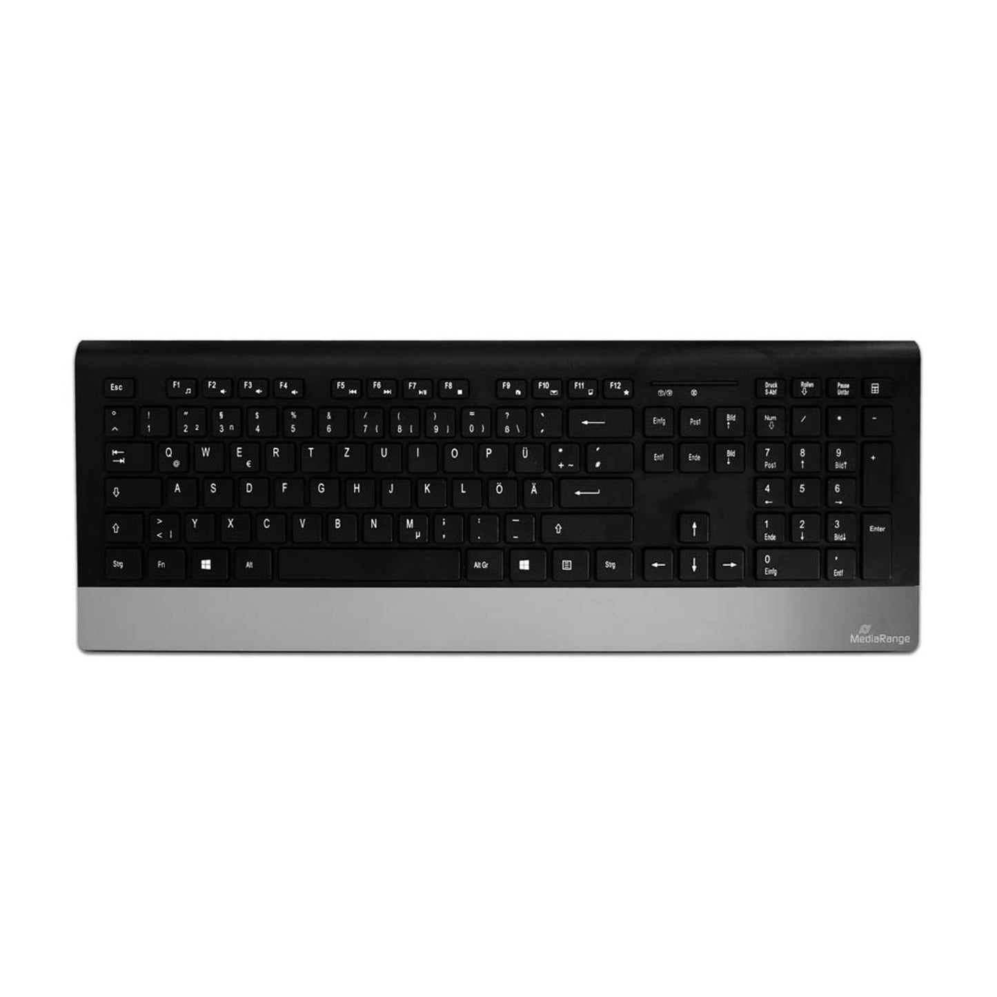 MediaRange Tastatur-Maus-Set kabellos schwarz | MROS105