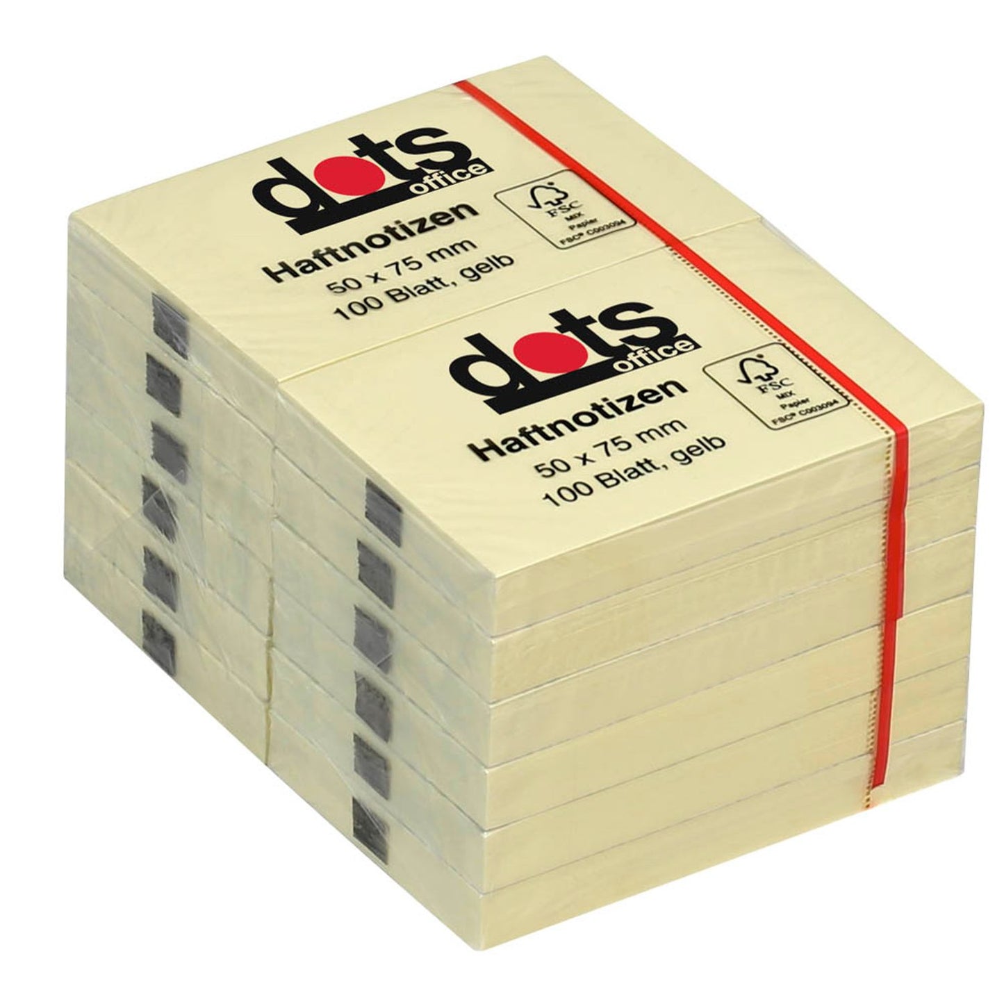 dots Haftnotizen gelb, 12 Blöcke | 221965 | 1 Pack = 12 Blöcke