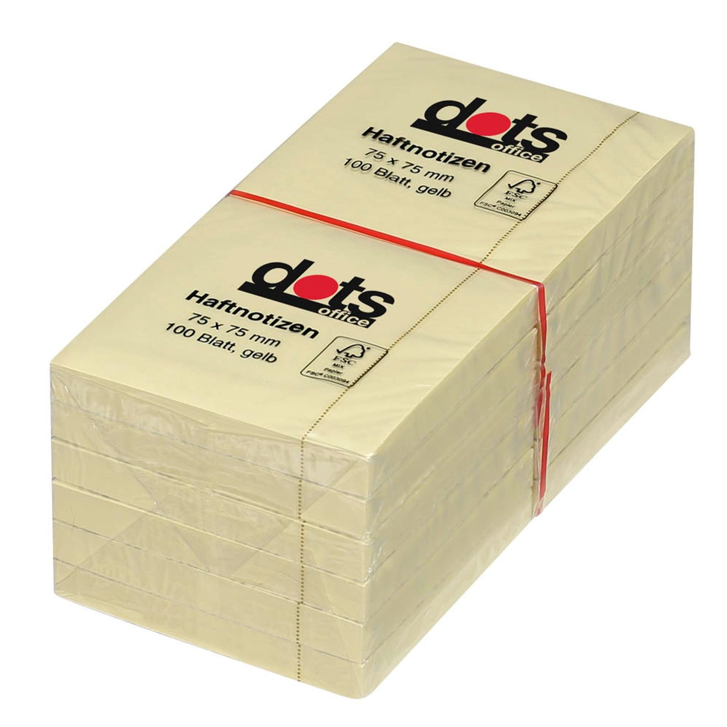 dots Haftnotizen gelb, 12 Blöcke | 221965 | 1 Pack = 12 Blöcke