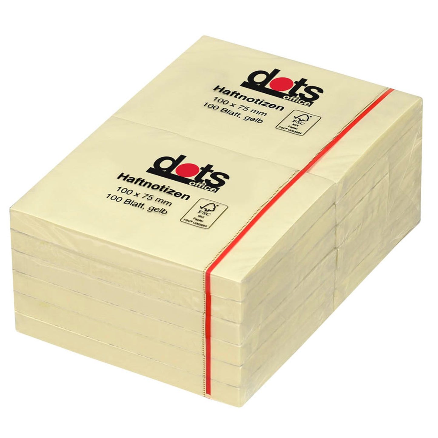 dots Haftnotizen gelb, 12 Blöcke | 221965 | 1 Pack = 12 Blöcke