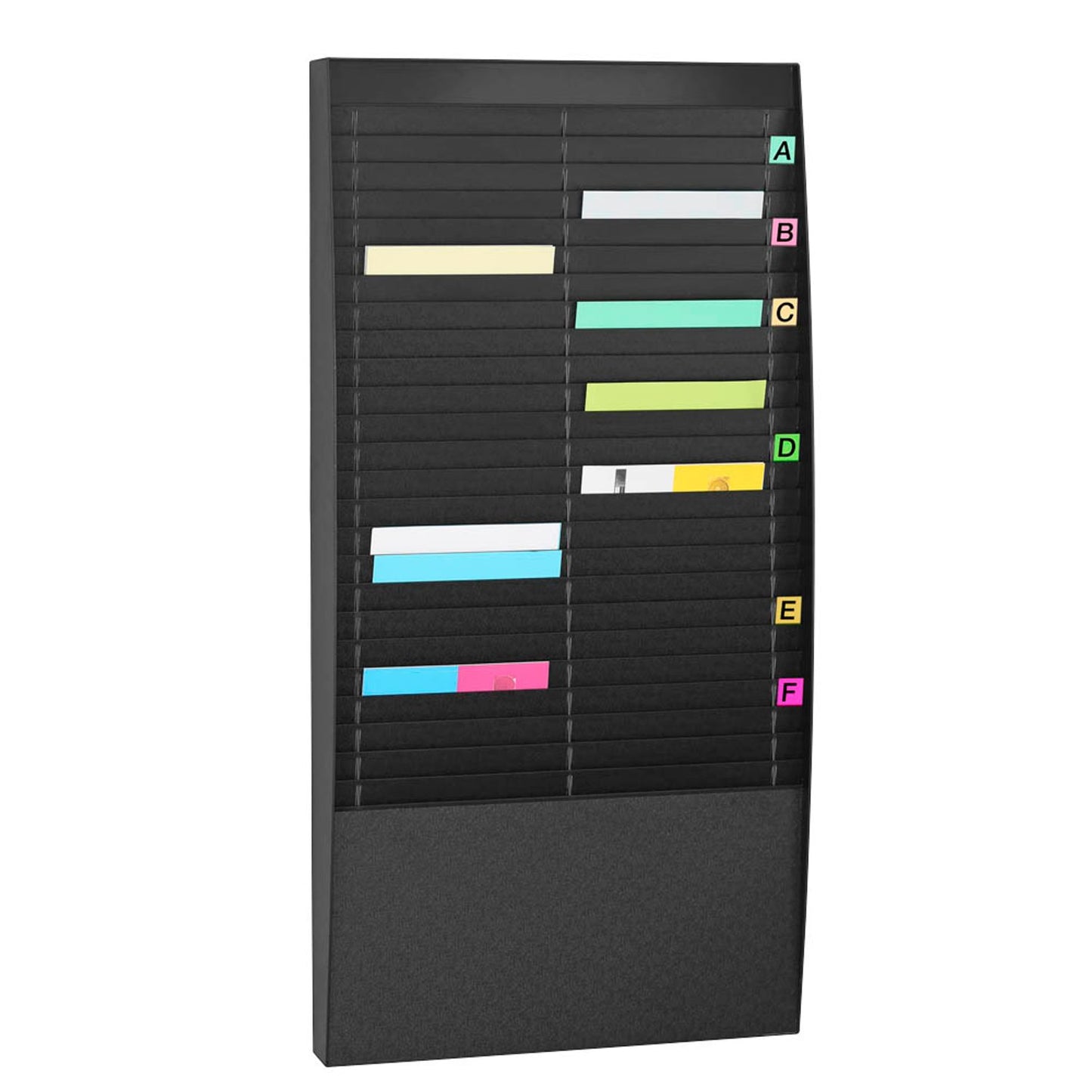 PAPERFLOW Sortiertafel schwarz DIN A4 50 Fächer | A4V2X25.01