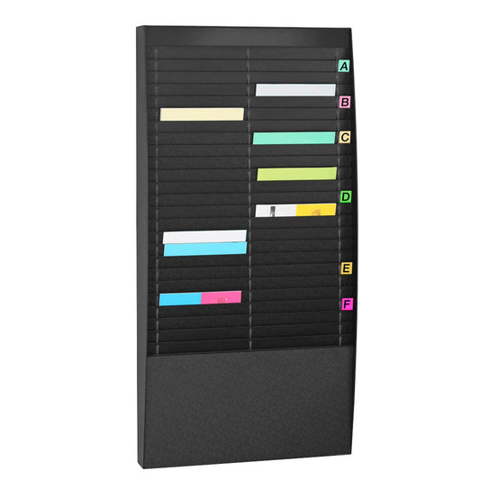 PAPERFLOW Sortiertafel schwarz DIN A4 50 Fächer | A4V2X25.01