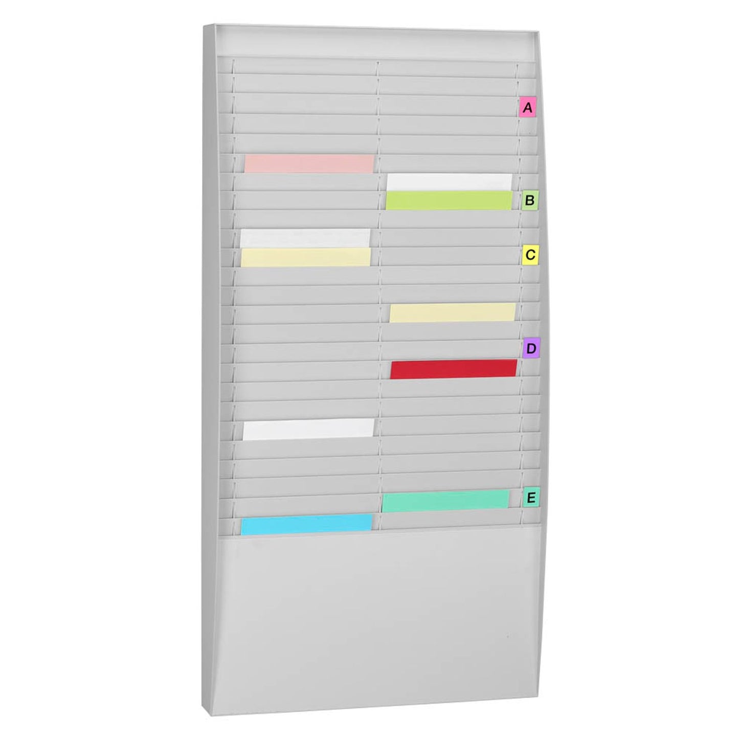 PAPERFLOW Sortiertafel grau DIN A4 50 Fächer | A4V2X25.02