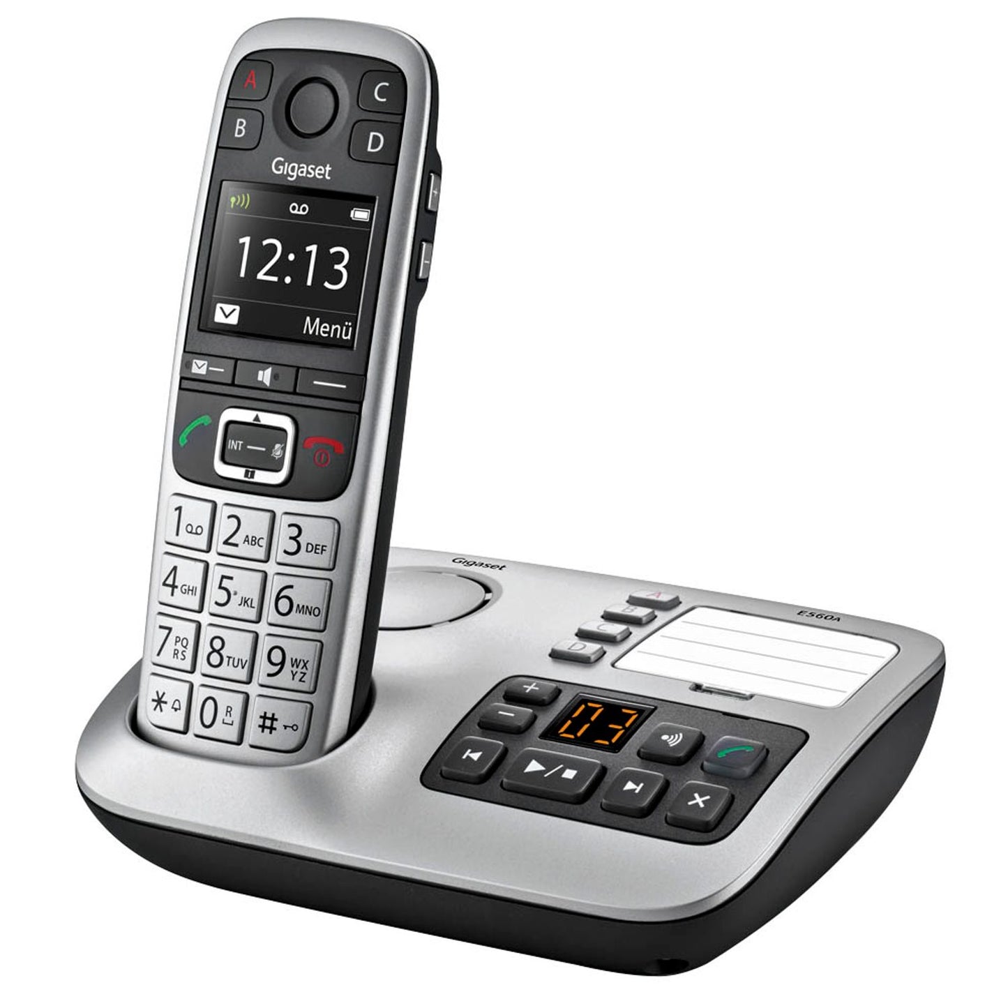 Gigaset E560A Schnurloses Telefon platin | S30852-H2728-B101