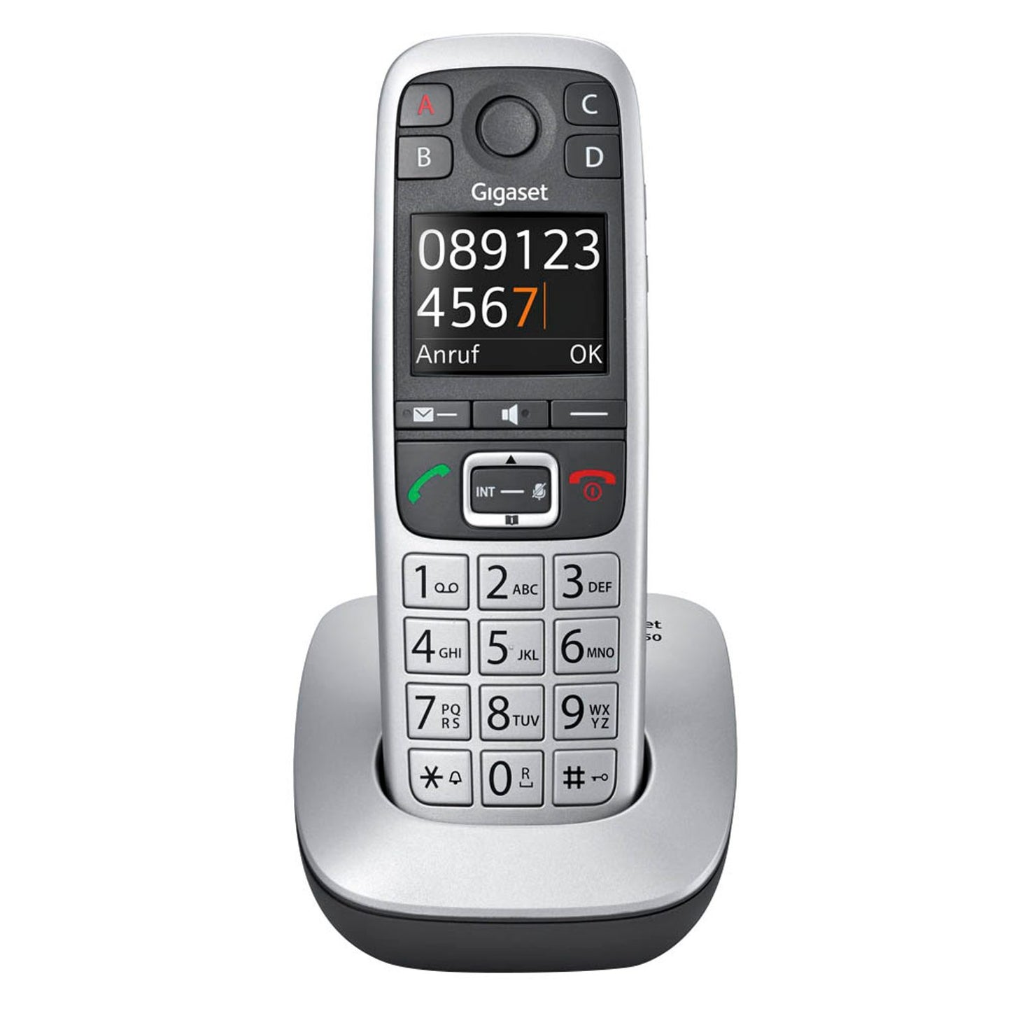 Gigaset E560 Schnurloses Telefon platin | S30852-H2708-B101