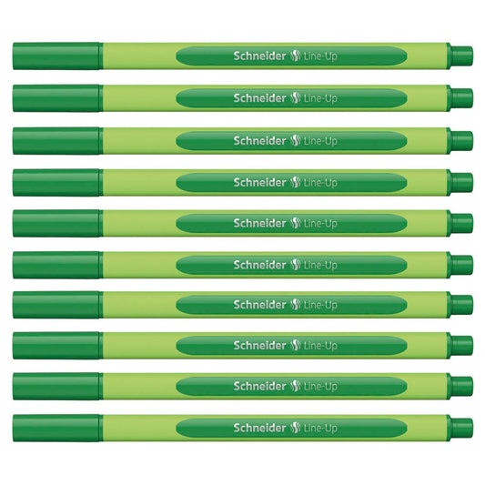 Schneider Line-Up Fineliner grün 0,4 mm | 191004 | 1 Pack = 10 St.