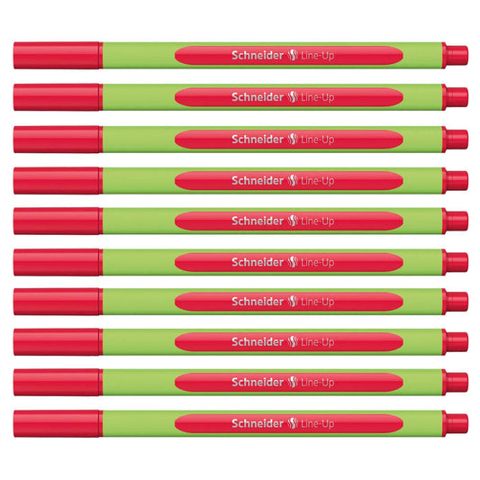Schneider Line-Up Fineliner rot 0,4 mm | 191002 | 1 Pack = 10 St.
