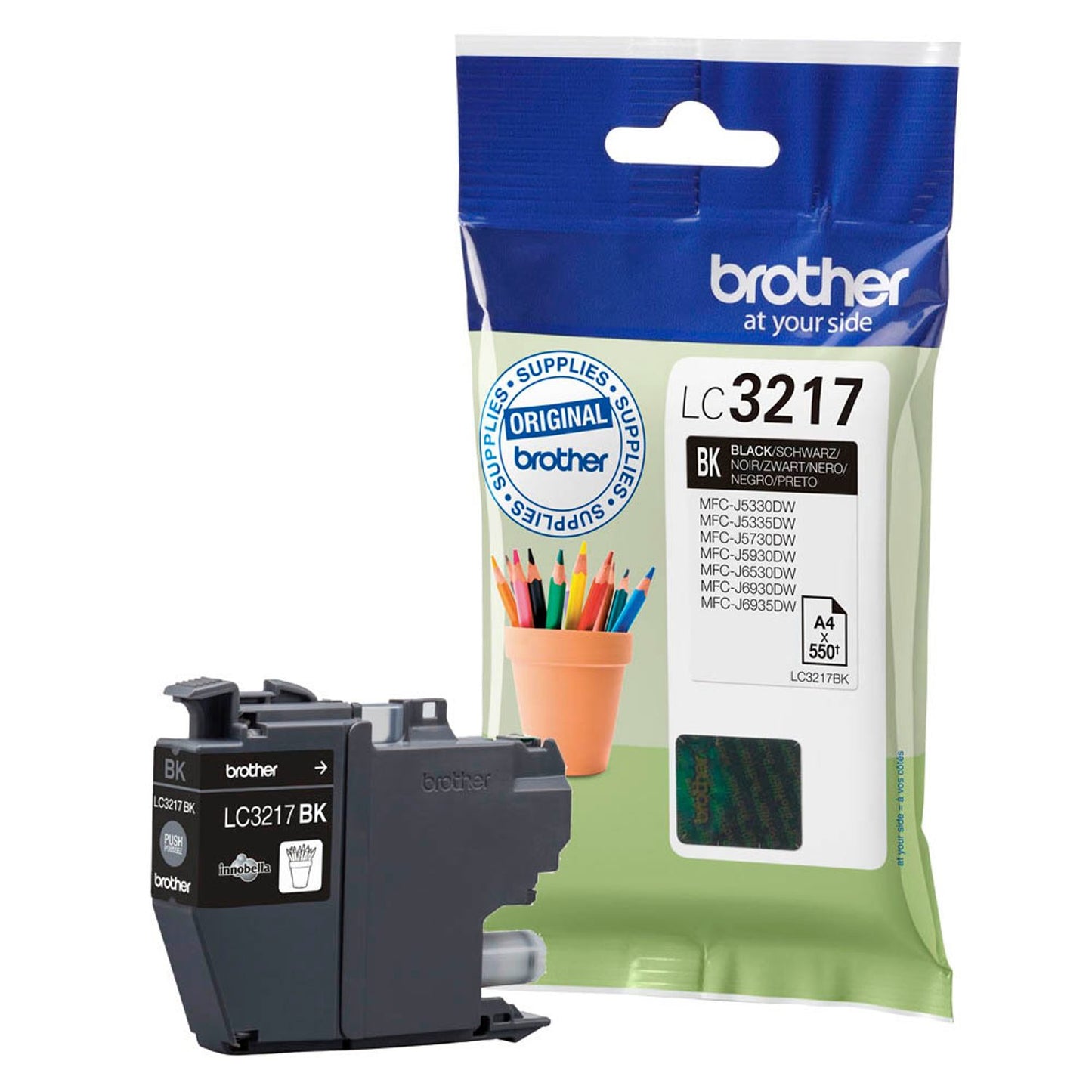 brother LC-3217BK schwarz Druckerpatrone | LC3217BK