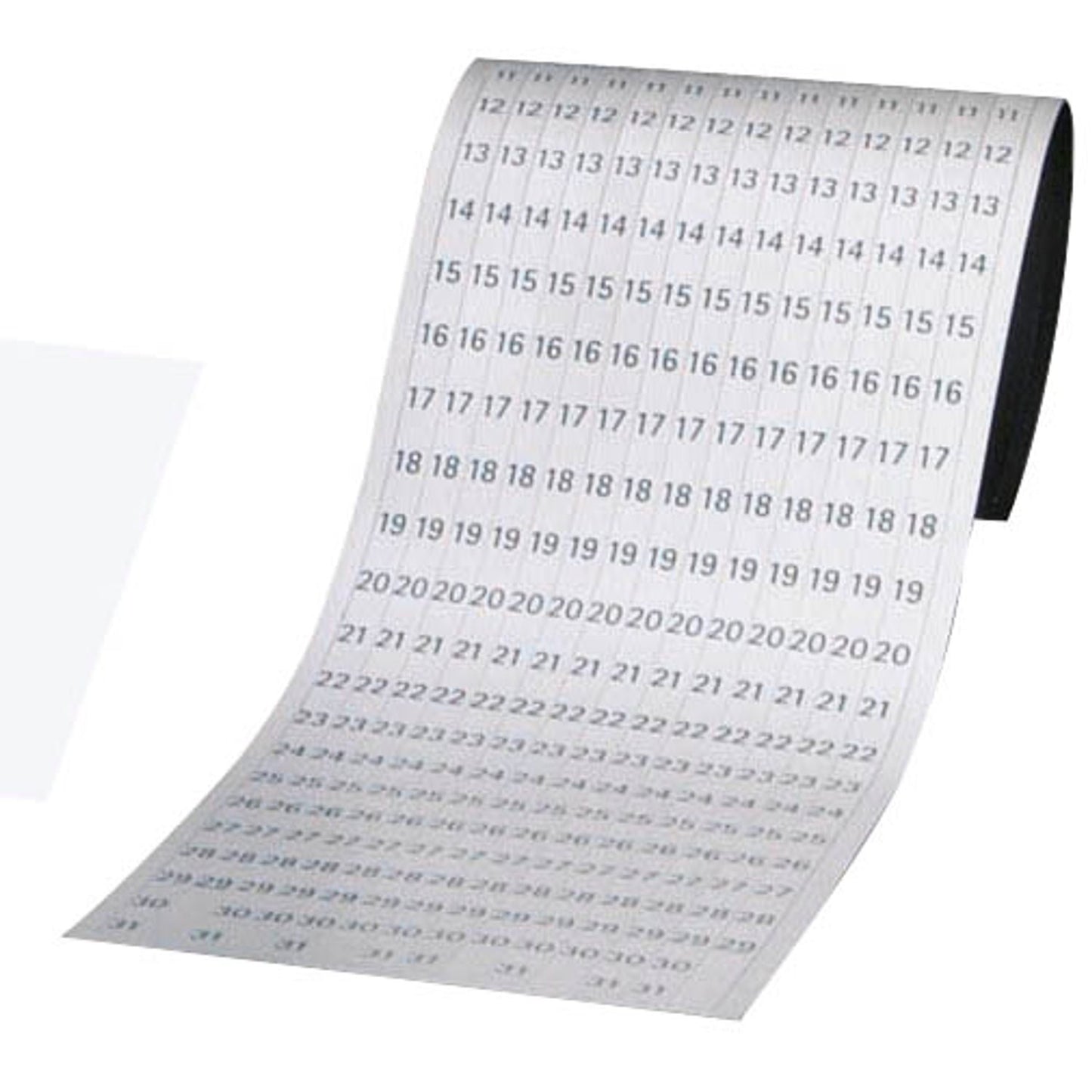 FRANKEN JK1203 Magnetbänder weiß 19,1 x 69,5 cm | DS1203A | 1 Pack = 12 Streifen