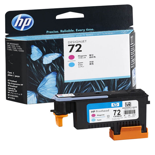 HP 72 () magenta, cyan Druckkopf | C9383A