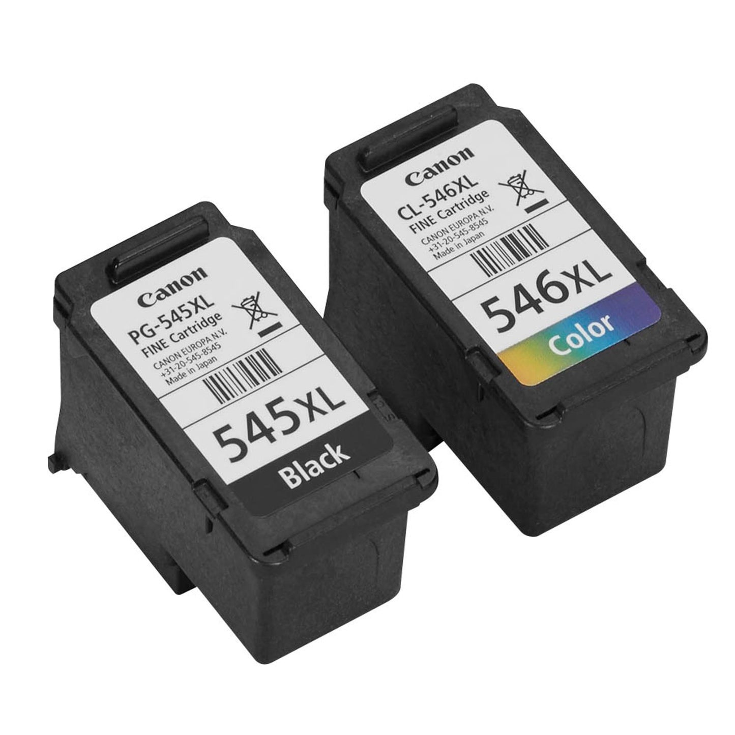 Canon PG-545XLx2/CL-546XL schwarz, color Druckköpfe + Fotopapier, 3er-Set | 8286B015 | 1 Set = 3 St.