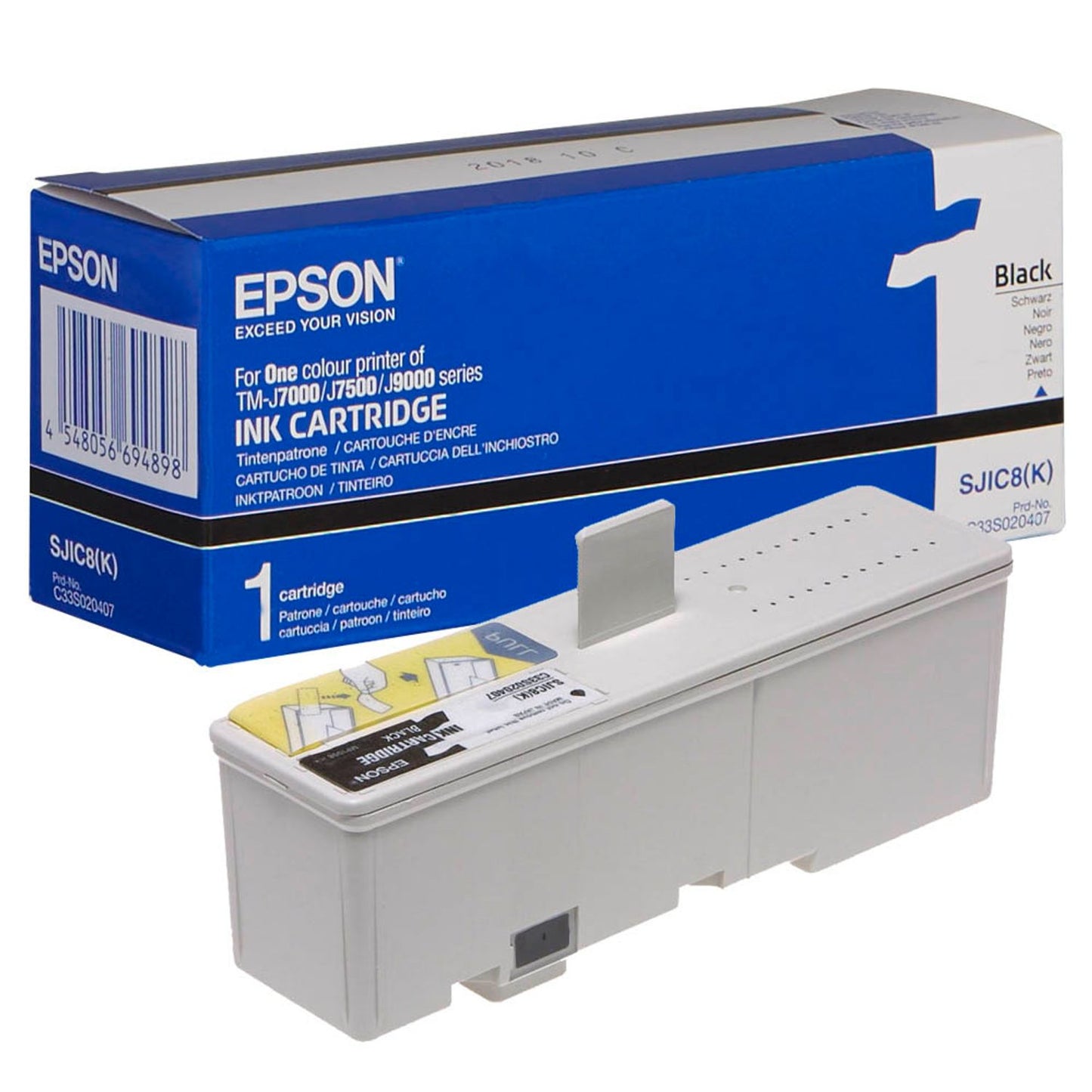 EPSON S020407 / SJIC8(K) schwarz Druckerpatrone | C33S020407