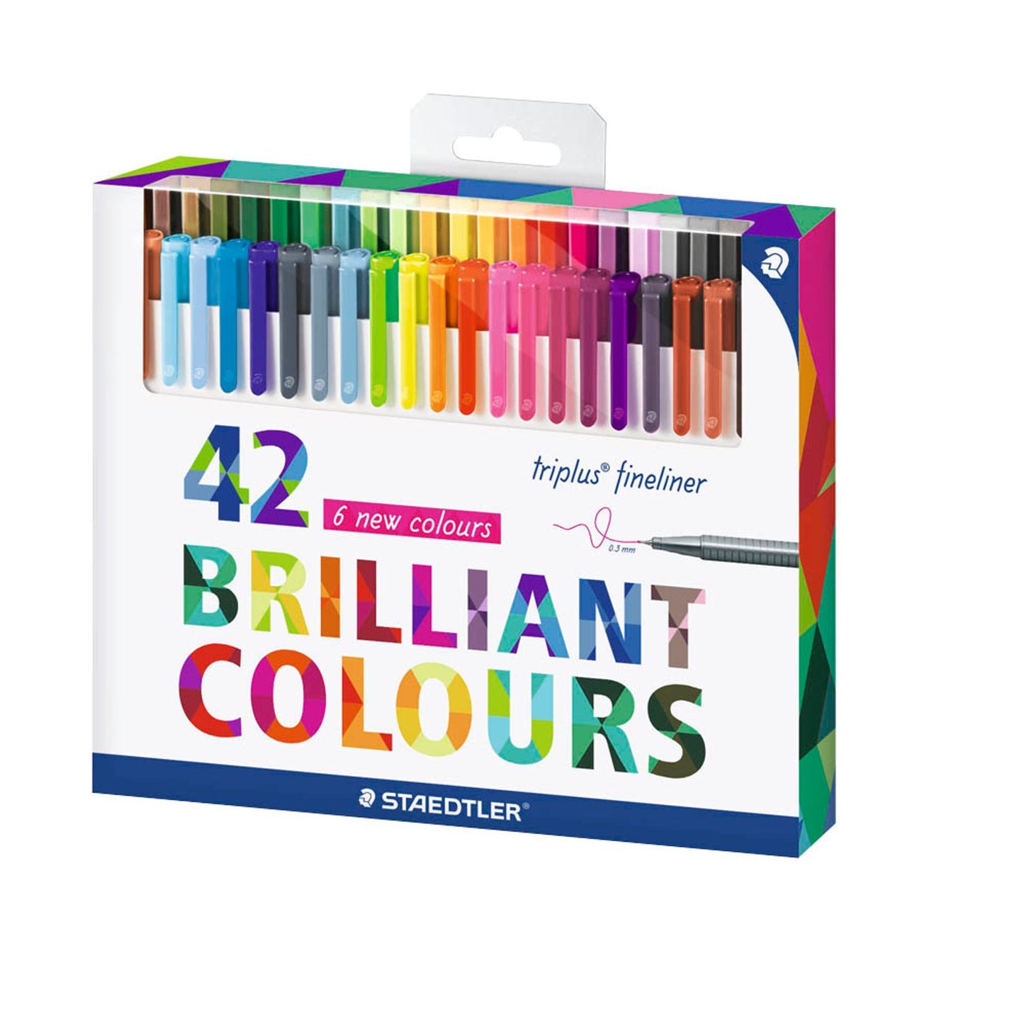 STAEDTLER triplus Fineliner farbsortiert 0,3 mm | 334 C42 | 1 Pack = 42 St.