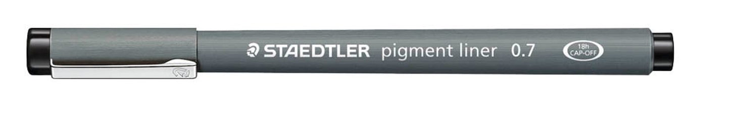 STAEDTLER pigment liner 308 Fineliner schwarz, 1 St.