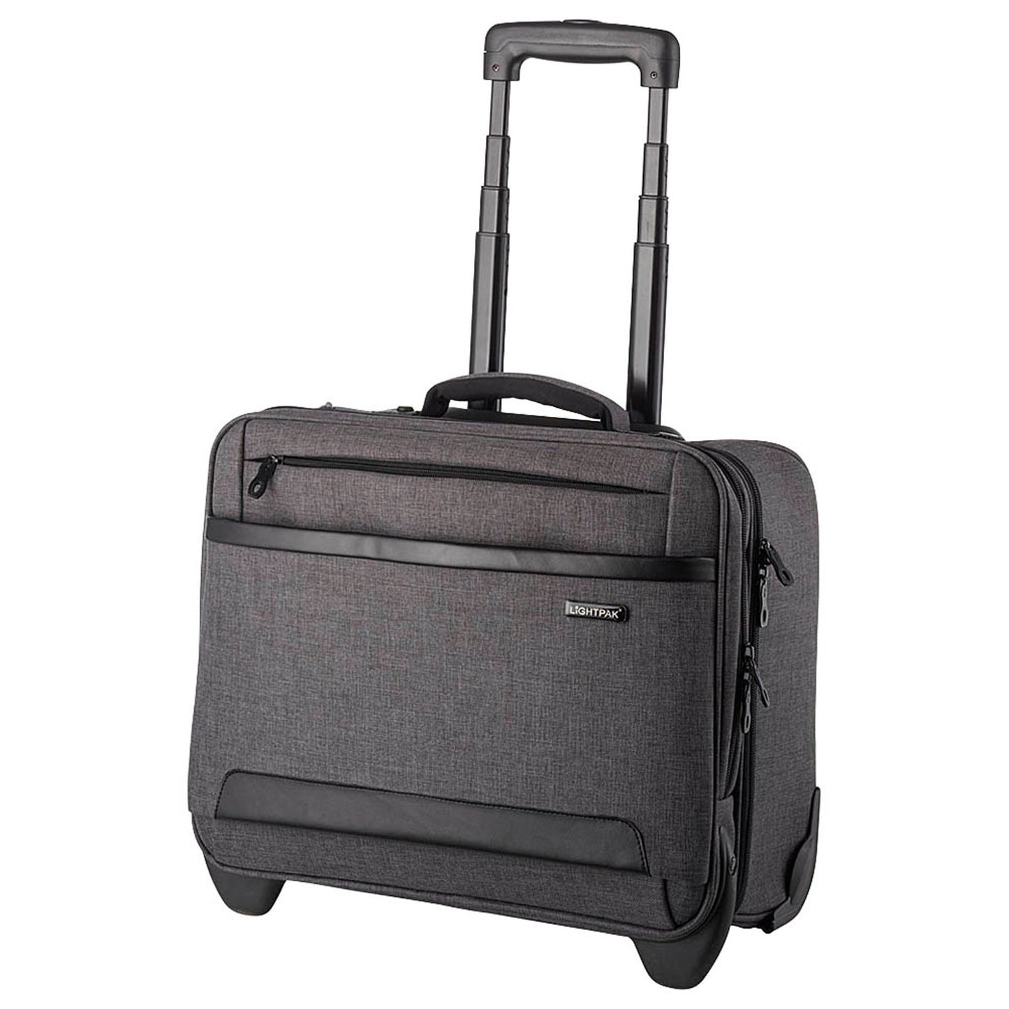 LIGHTPAK Laptop-Trolley ARKON Kunstfaser grau 42,5 x 21,0 x 37,0 cm | 46134