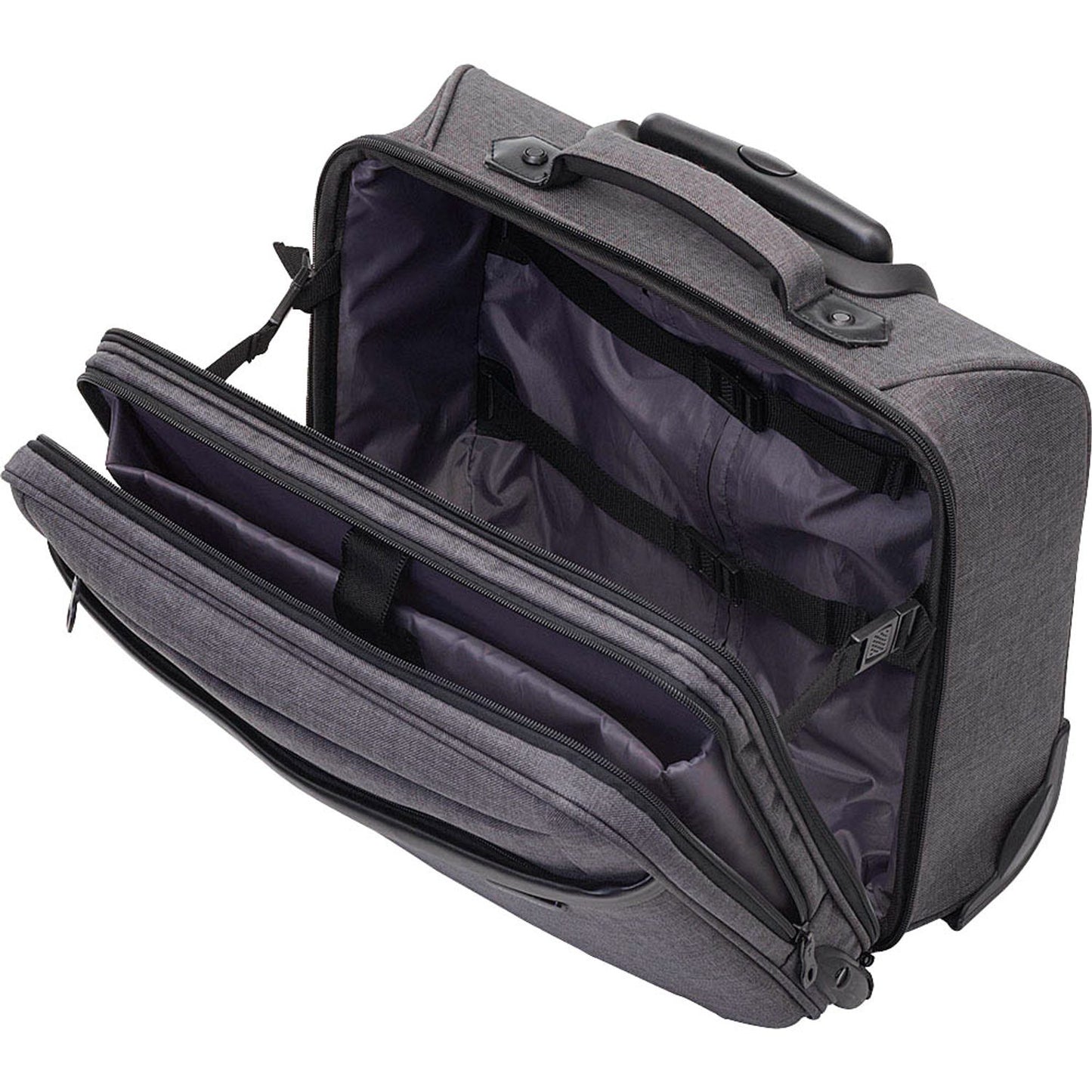 LIGHTPAK Laptop-Trolley ARKON Kunstfaser grau 42,5 x 21,0 x 37,0 cm | 46134
