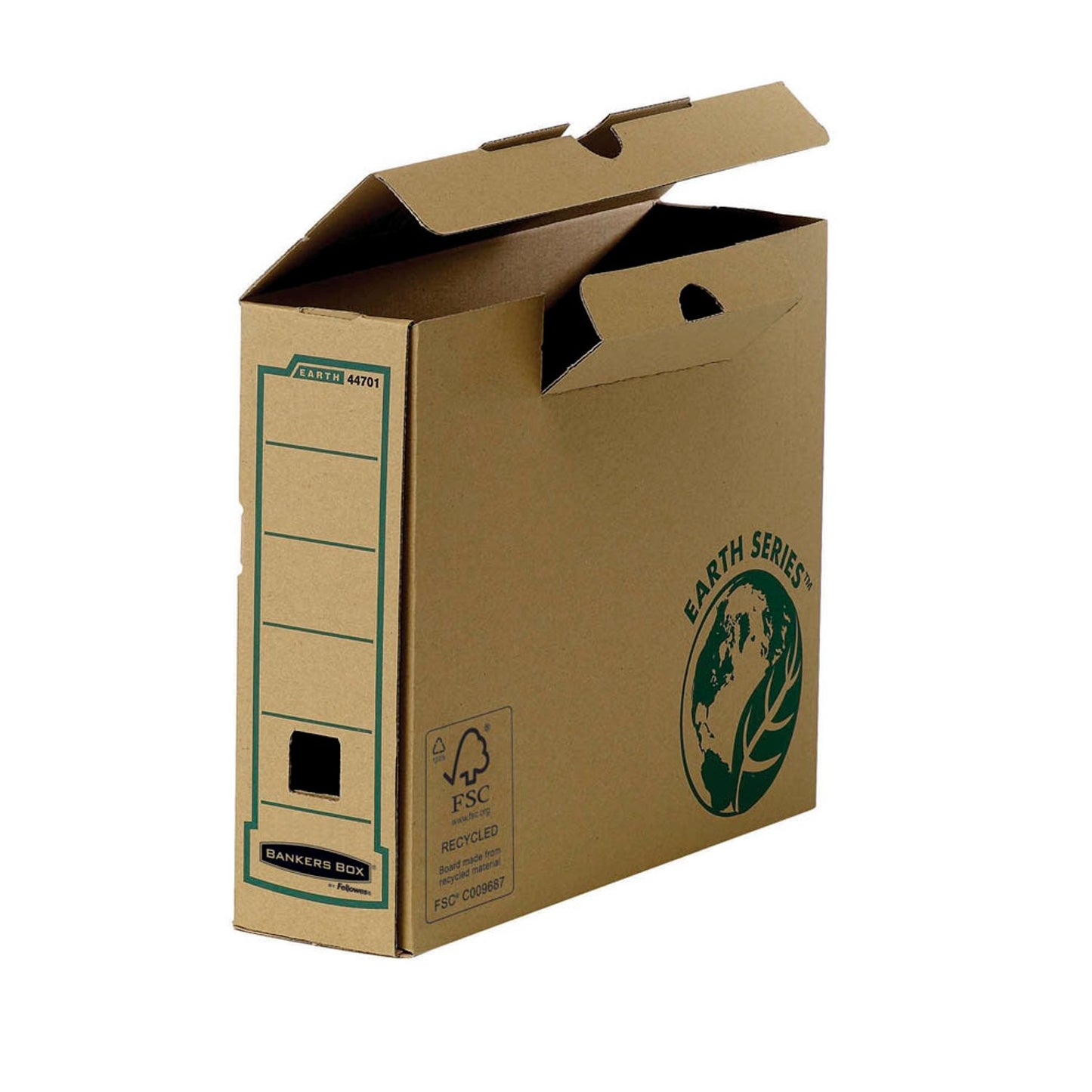 Bankers Box Archivboxen Earth Series 80mm A4 braun 8,0 x 31,9 x 25,4 cm | 4470101 | 1 Pack = 20 St.