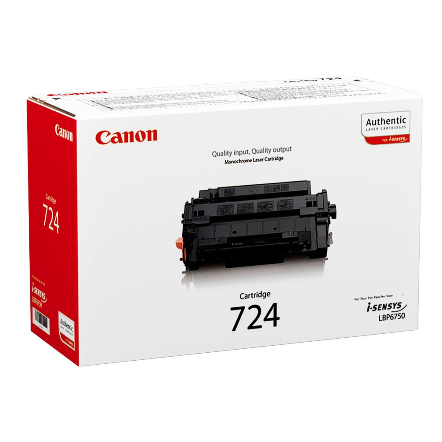 Canon 724 BK schwarz Toner | 3481B002
