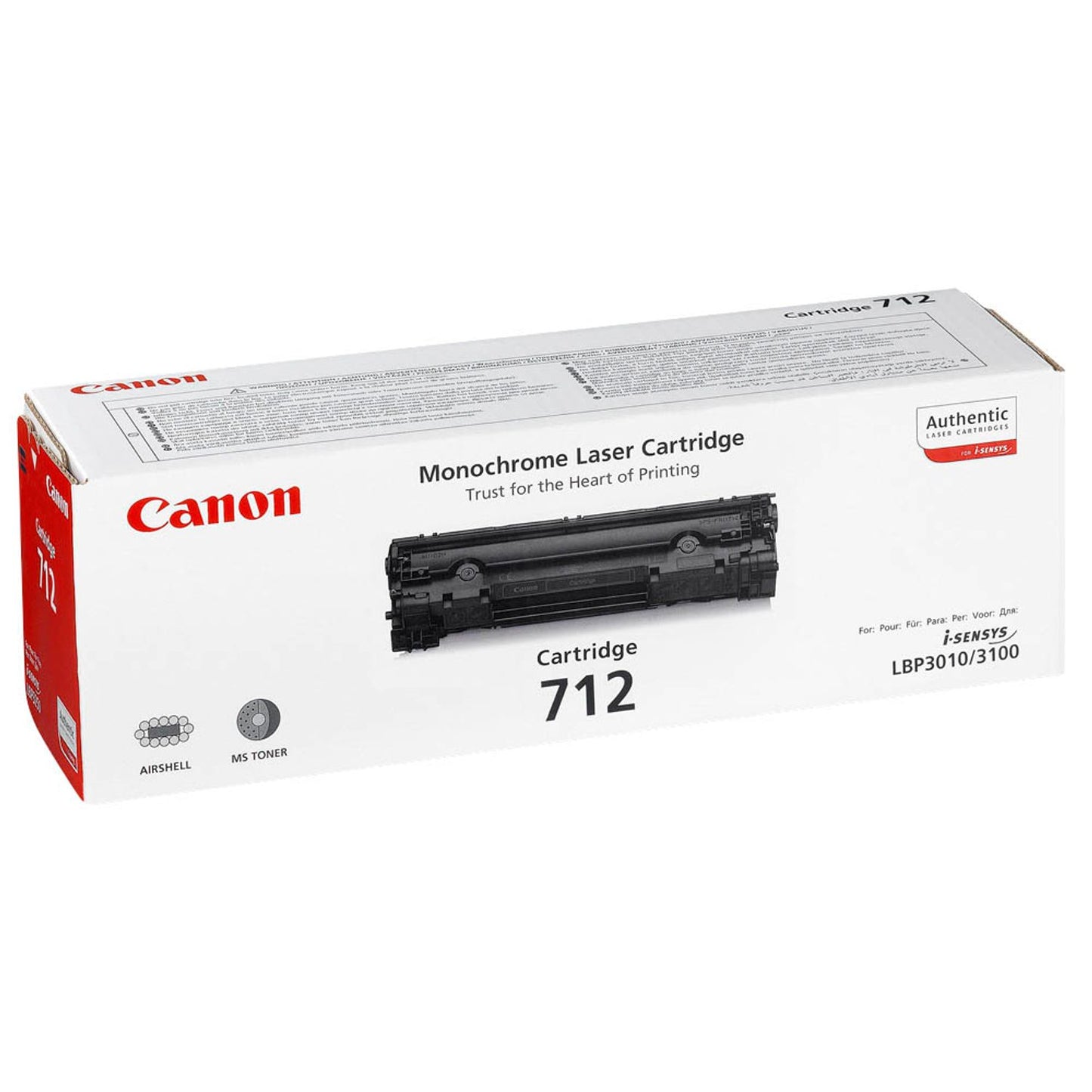 Canon 712 BK schwarz Toner | 1870B002