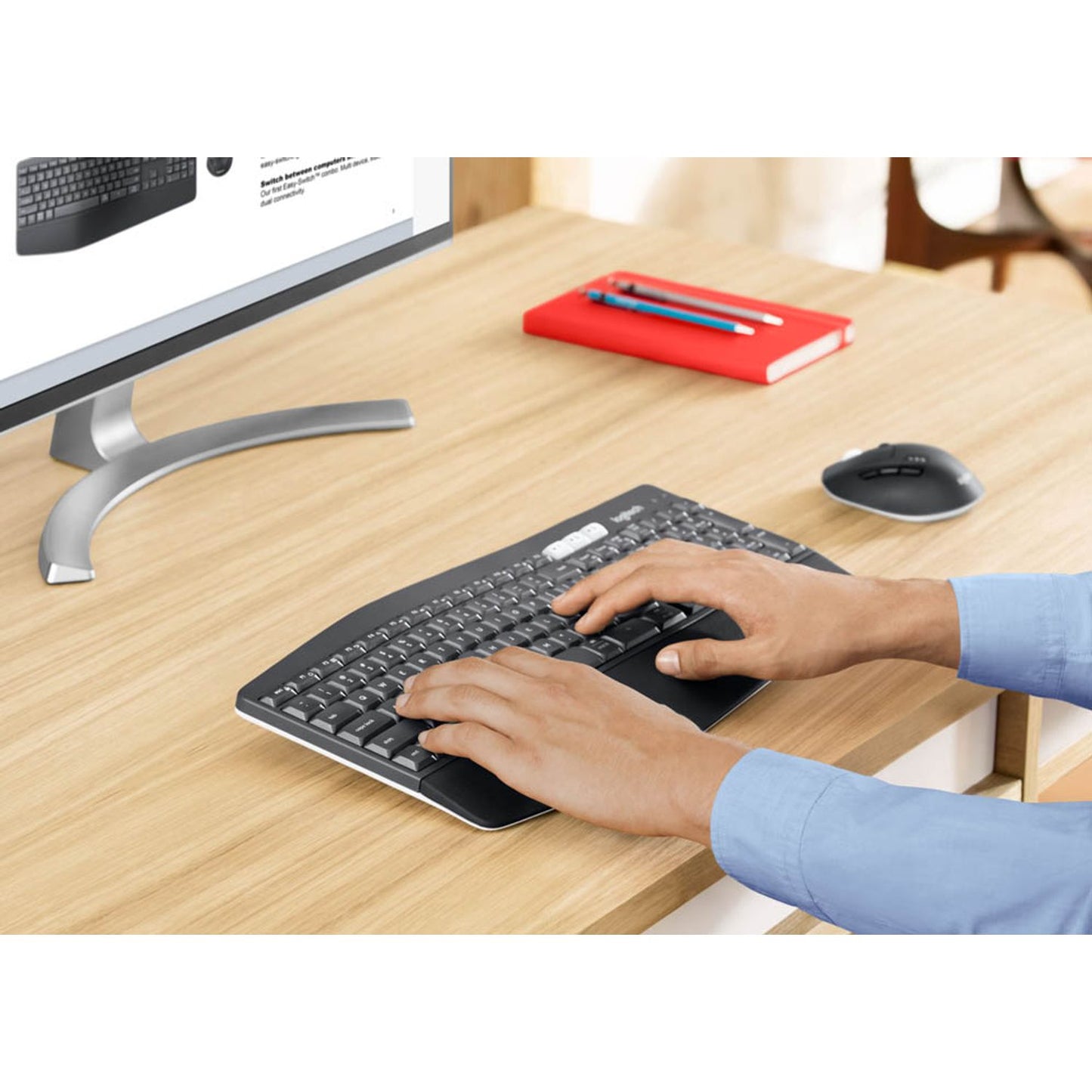 Logitech MK850 Performance Tastatur-Maus-Set kabellos schwarz | 920-008221