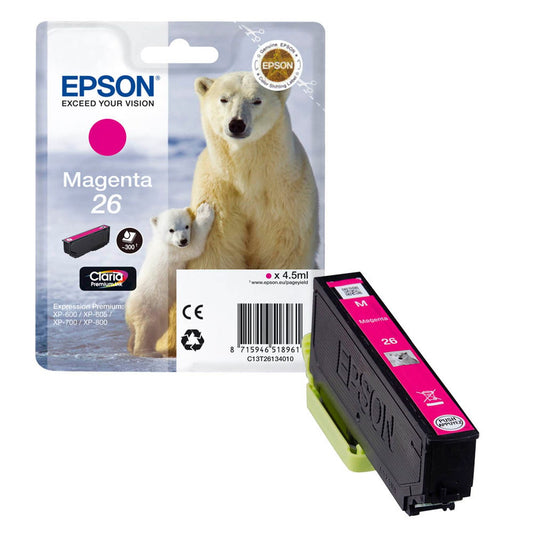 EPSON 26 / T2613 magenta Druckerpatrone | C13T26134012