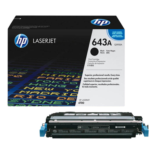 HP 643A () schwarz Tonerkartusche | Q5950A